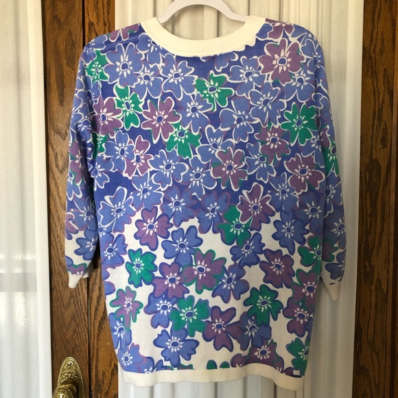 Bob Mackie Wearable Art Cardigan Sweater - Picture 6 of 10